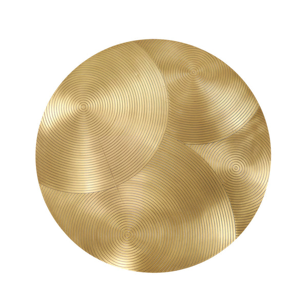 Maddox Coffee Table, Antique Brass
