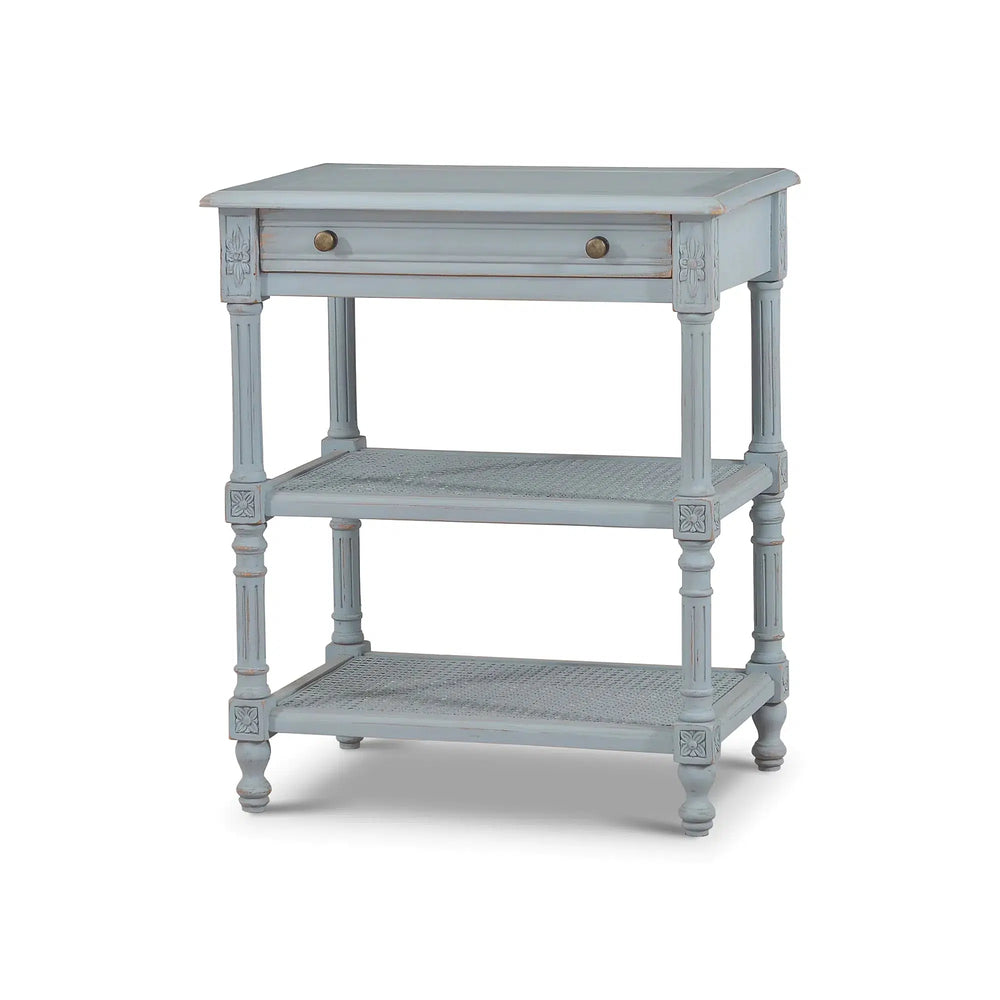 Melissa Side Table-Blue Hand Home
