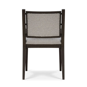 Milano Dining Chair w/ Upholstered Seat & Back-Blue Hand Home