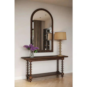 Milano Arch Floor Mirror-Blue Hand Home