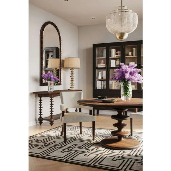 Milano Arch Floor Mirror-Blue Hand Home