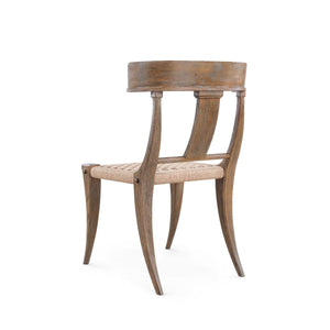 Milos Side Chair / Driftwood-Blue Hand Home