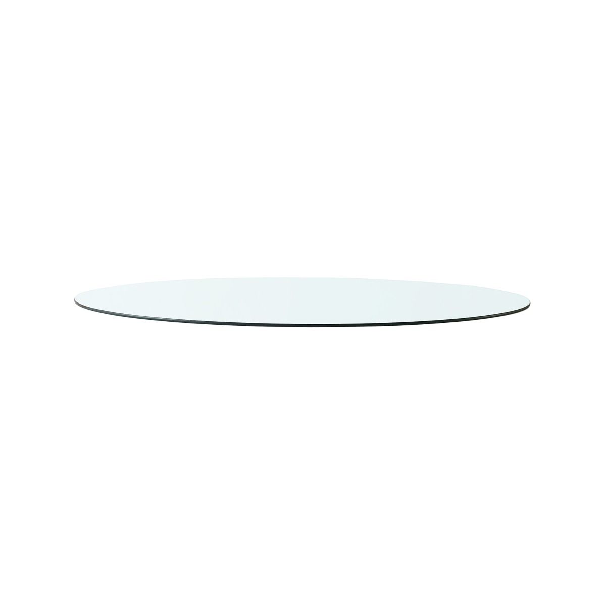 Mila Oval Coffee Table Glass Top / Clear-Villa & House-Blue Hand Home