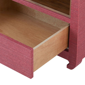 Ming 2-Drawer Side Table / Red-Villa & House-Blue Hand Home