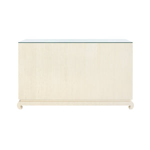 Ming Extra Large 8-Drawer Dresser with Glass Top