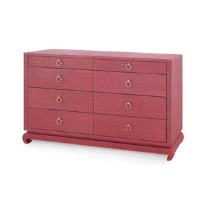 Ming Extra Large 8-Drawer / Red-Villa & House-Blue Hand Home