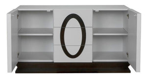 Molly Credenza, Alder/Baltic Birch Plywood - 54x20x30-Blue Hand Home