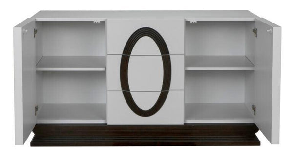 Molly Credenza, Alder/Baltic Birch Plywood - 54x20x30-Blue Hand Home