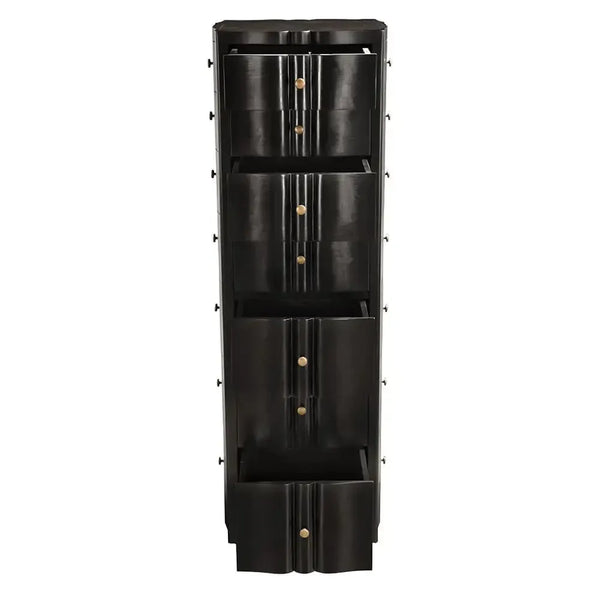 Monolith Four Sided Tower Chest-Noir Furniture-Blue Hand Home