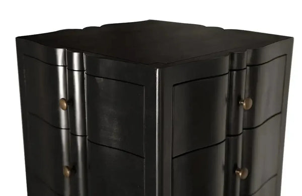 Monolith Four Sided Tower Chest-Noir Furniture-Blue Hand Home