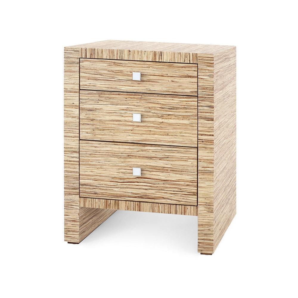 Morgan 3-Drawer Side Table / Papyrus-Villa & House-Blue Hand Home