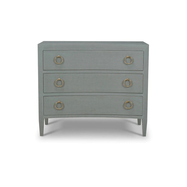 Mornington Linen Wrapped 3 Drawer Dresser-Blue Hand Home