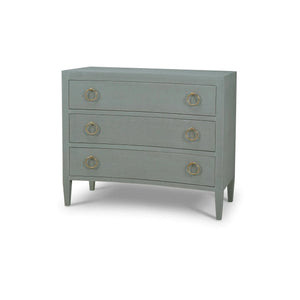 Mornington Linen Wrapped 3 Drawer Dresser-Blue Hand Home