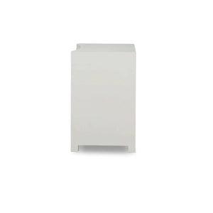 Mornington Open Shelf Linen Wrapped Bedside Table-Blue Hand Home