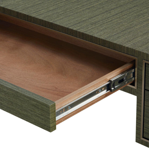Morris Desk, Deep Olive-Blue Hand Home