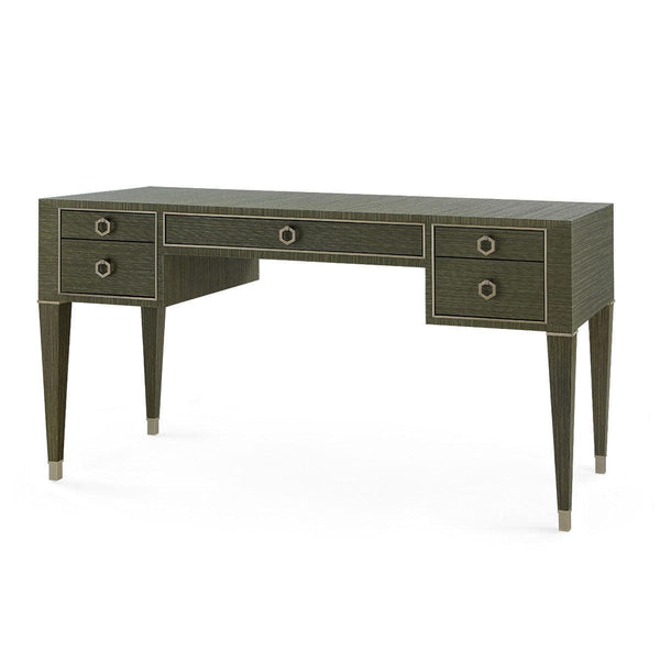 Morris Desk, Deep Olive-Blue Hand Home