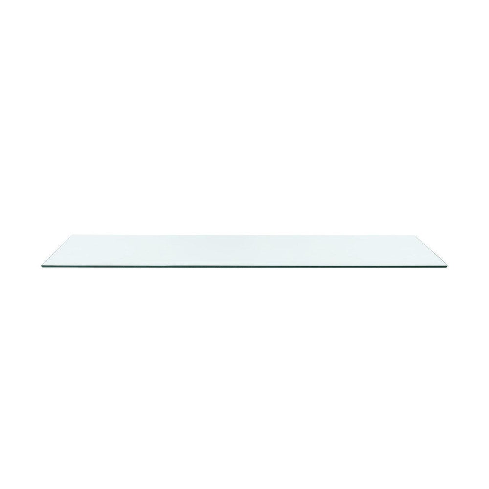Morris Extra Large 6-Drawer Glass Top, Clear-Blue Hand Home