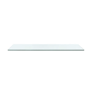 Morris Extra Large 6-Drawer Glass Top, Clear-Blue Hand Home