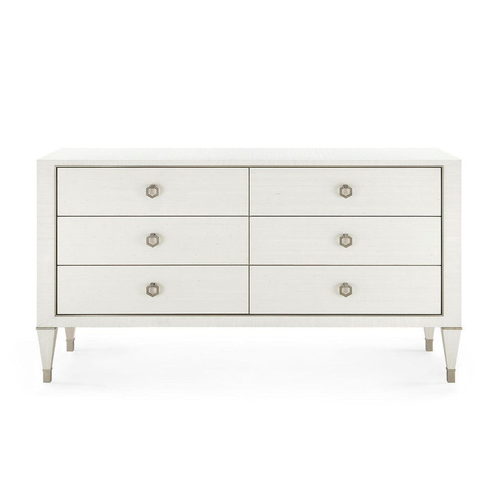 Morris Extra Large 6-Drawer, Sand White-Blue Hand Home