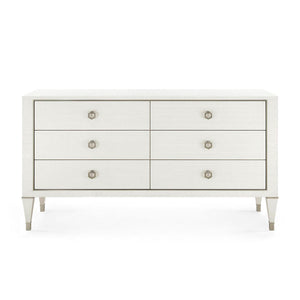 Morris Extra Large 6-Drawer, Sand White-Blue Hand Home