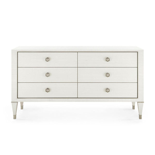 Morris Extra Large 6-Drawer, Sand White-Blue Hand Home