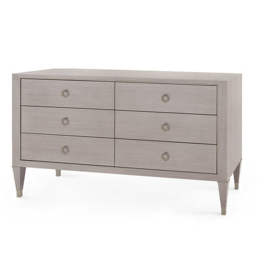 Morris Desk with Glass Top, Sand White