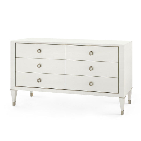 Morris Extra Large 6-Drawer, Sand White