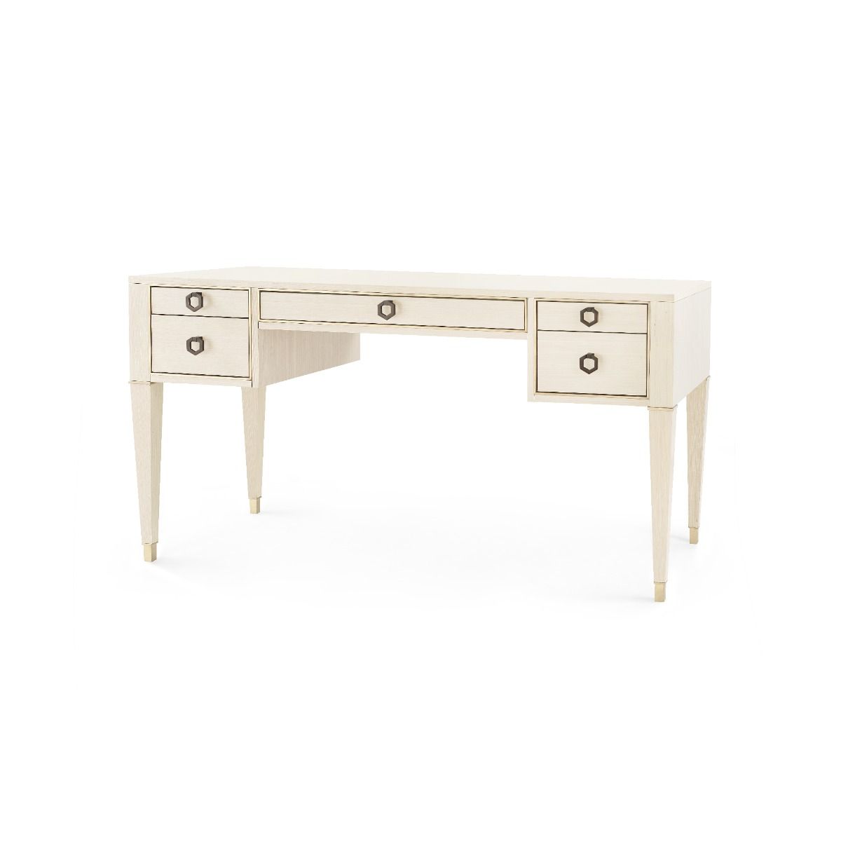 Morris Desk / Blanched Oak and Champagne-Villa & House-Blue Hand Home