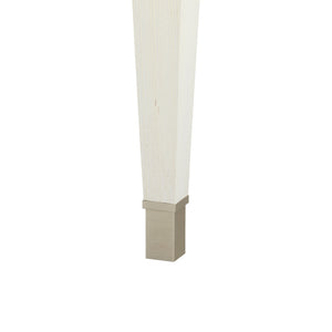 Morris Desk in Sand White with Lacquered Grasscloth Finish