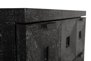 Musashi 2 Drawer, Small, Black Walnut-Noir Furniture-Blue Hand Home