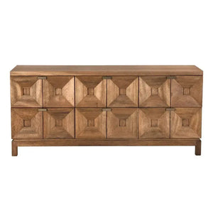 Musashi 6 Drawer, Dark Walnut - Noir Trading Inc.-Noir Furniture-Blue Hand Home