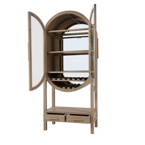 Napa Wine Cabinet-Blue Hand Home