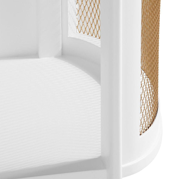 Nadia 1-Drawer Side Table / Vanilla-Villa & House-Blue Hand Home