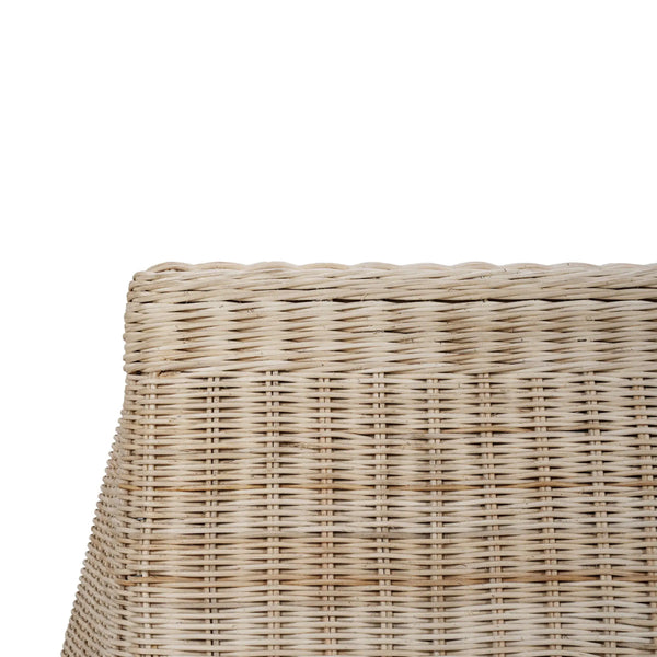 Bramble Newport Console Table In Rattan Natural-Bramble-Blue Hand Home