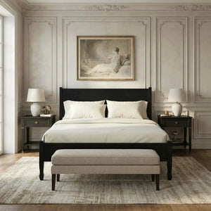 Nice Bed, EK, Pale-Noir Furniture-Blue Hand Home