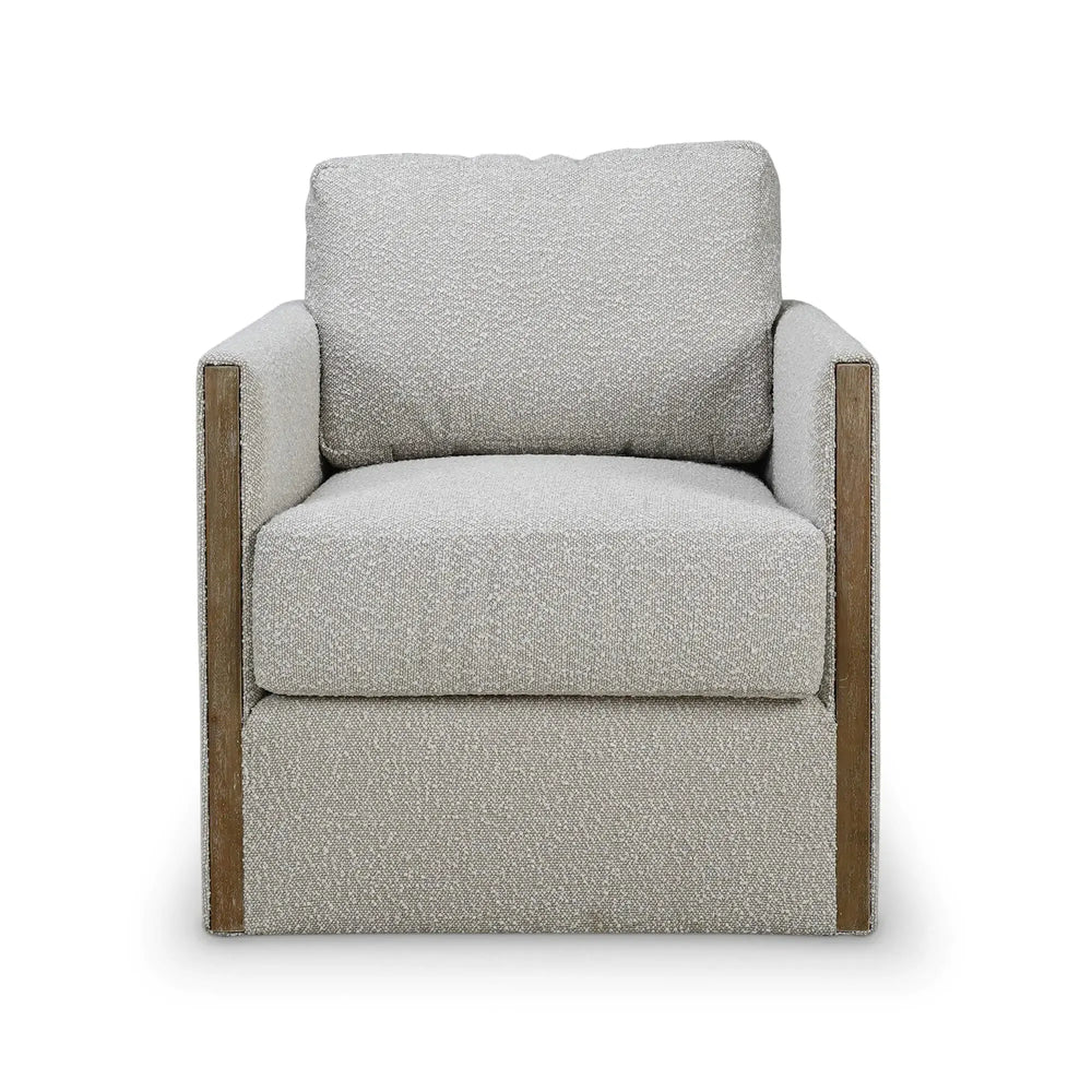 Normandy Swivel Chair-Blue Hand Home