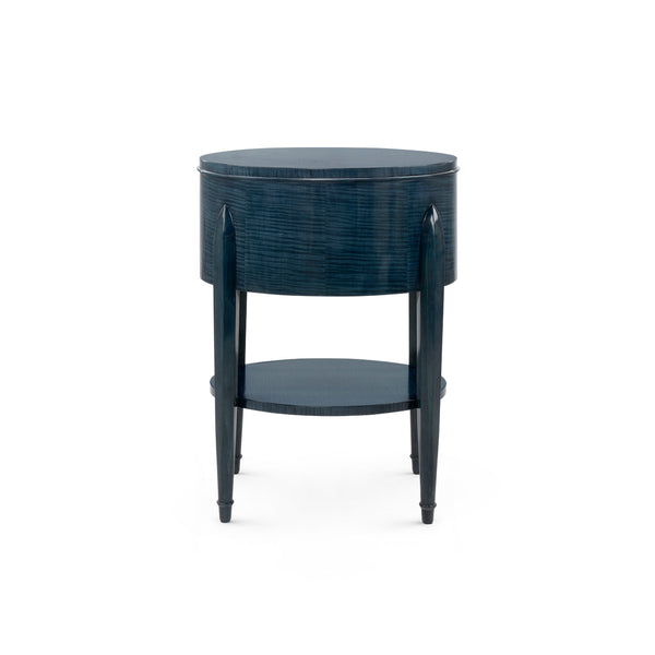 Natalie 2-Drawer End Table-Blue Hand Home