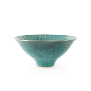 Nyle Large Bowl, Mottled Turquoise by Villa & House