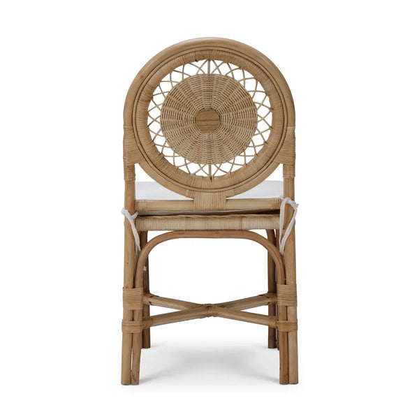Oceana Rattan Dining Chair-Blue Hand Home