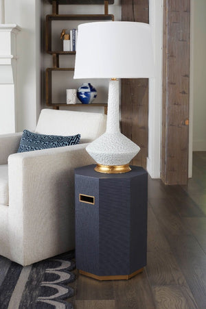 Octavia Side Table / Storm Blue-Villa & House-Blue Hand Home