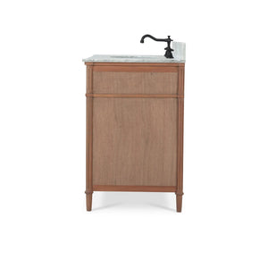 Nantes Single Vanity w/ Sink & Marble Top-Blue Hand Home