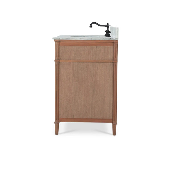 Nantes Single Vanity w/ Sink & Marble Top-Blue Hand Home