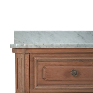 Nantes Single Vanity w/ Sink & Marble Top-Blue Hand Home