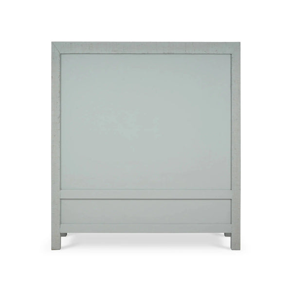 Kagu 2 Doors Sideboard w/ Raffia-Blue Hand Home