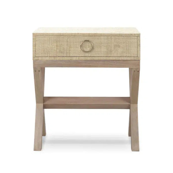 Renoir Raffia Bedside-Blue Hand Home