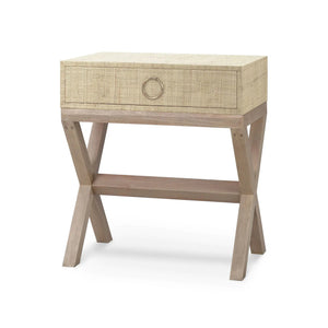 Renoir Raffia Bedside-Blue Hand Home