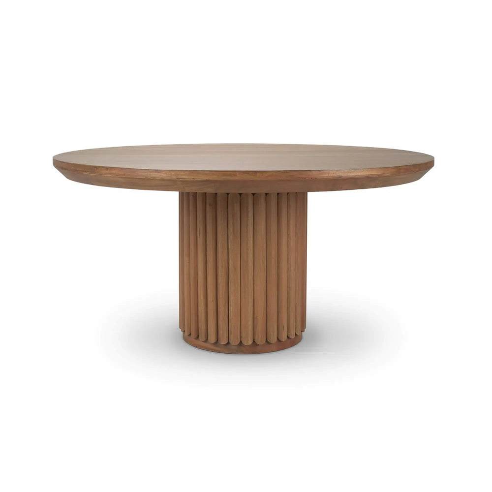 Portobello Round Dining Table 60"-Blue Hand Home