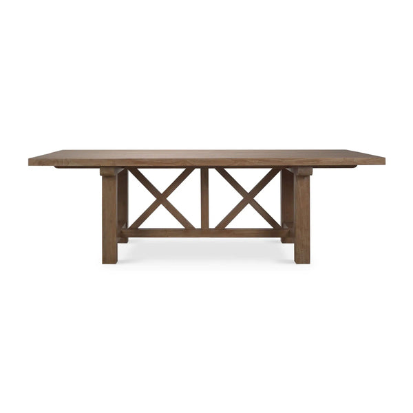 Silvia Dining Table 96" - Reclaimed Teak-Blue Hand Home