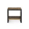 Odeon Side Table / Antique Brass and Dark Bronze-Villa & House-Blue Hand Home