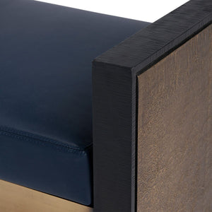 Odeon Bench Cushion / Navy Blue-Villa & House-Blue Hand Home